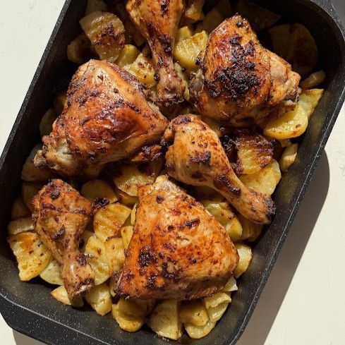 עוף ותפו"א בתנור