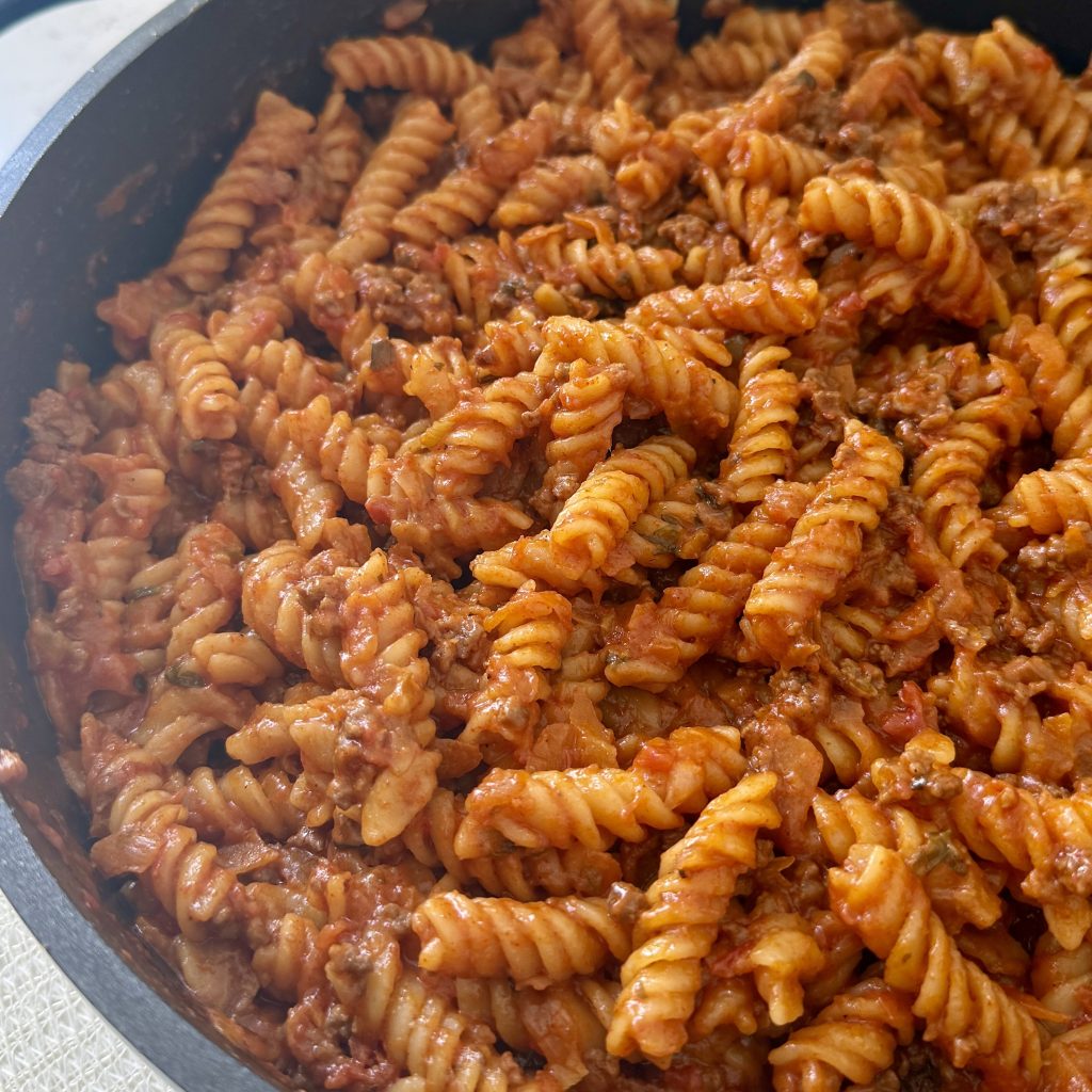 פסטה בולונז בסיר אחד